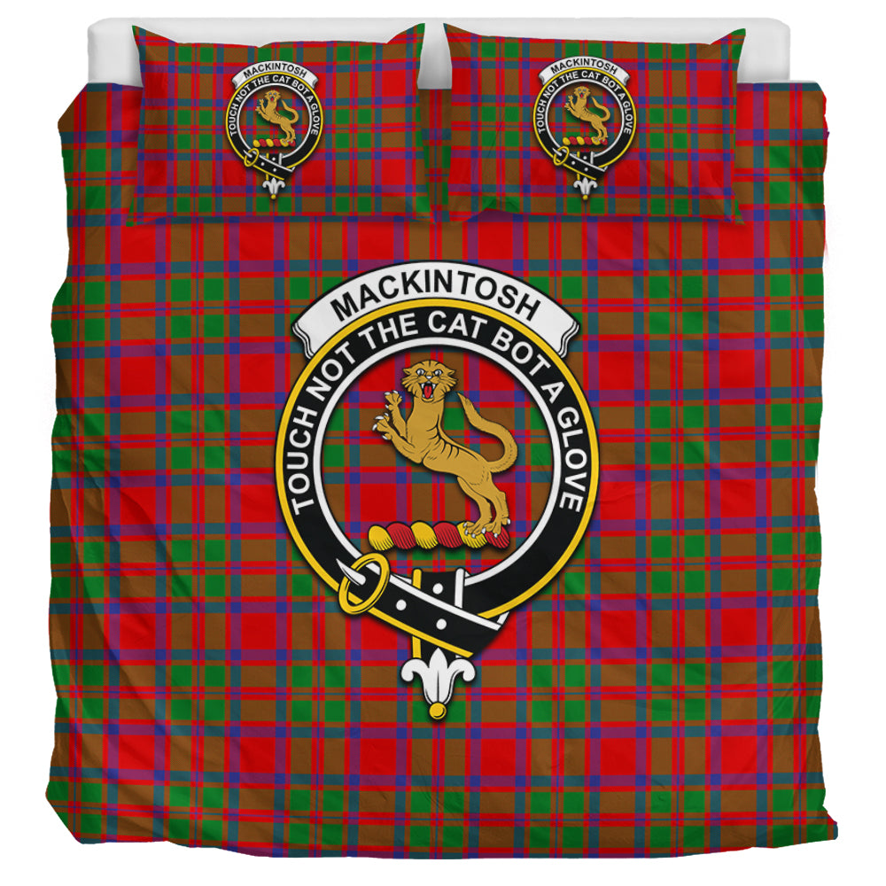 MacKintosh (McKintosh) Tartan Bedding Set with Family Crest UK Bedding Set UK Super King 104*94 inch - Tartan Vibes Clothing