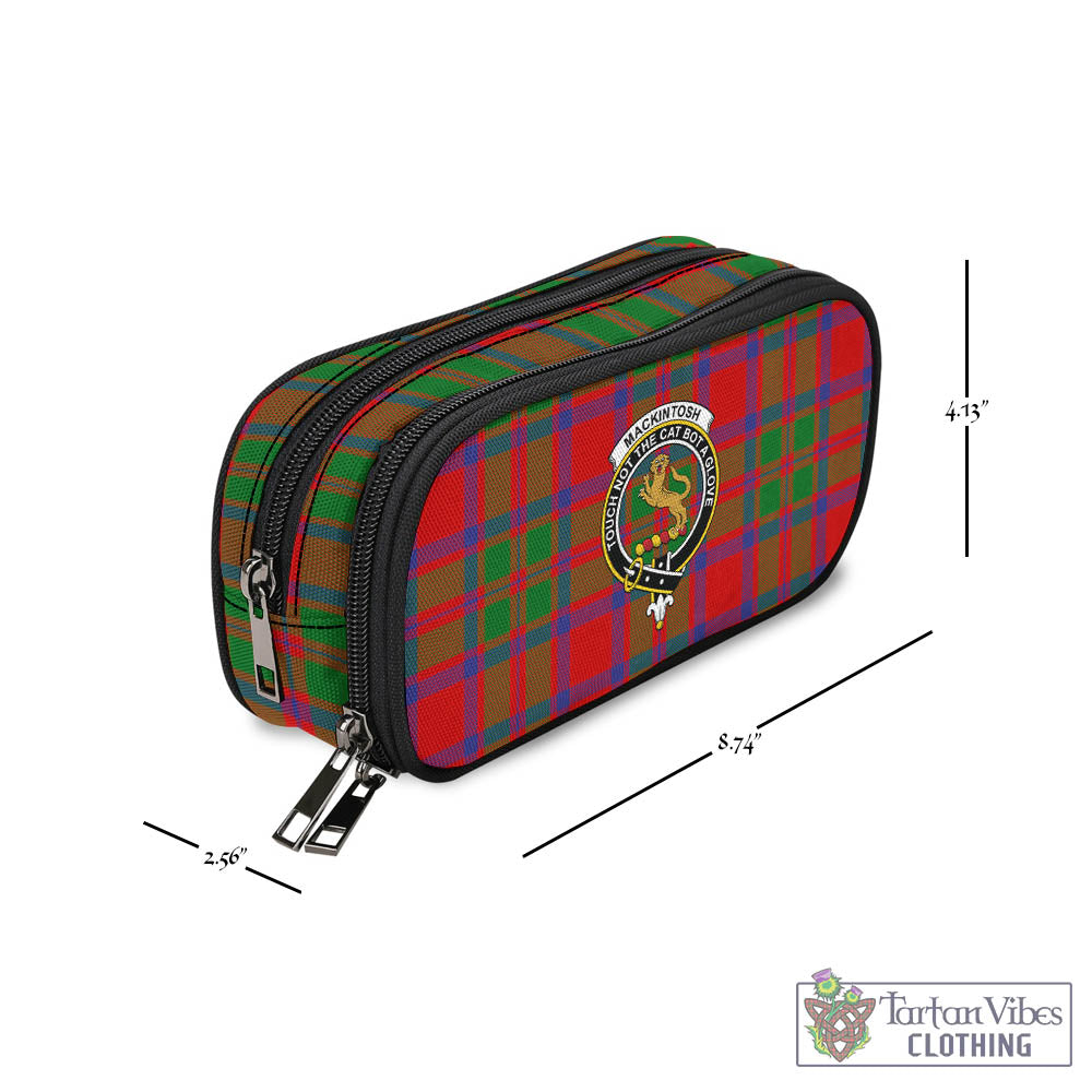 Tartan Vibes Clothing MacKintosh Modern Tartan Pen and Pencil Case with Family Crest