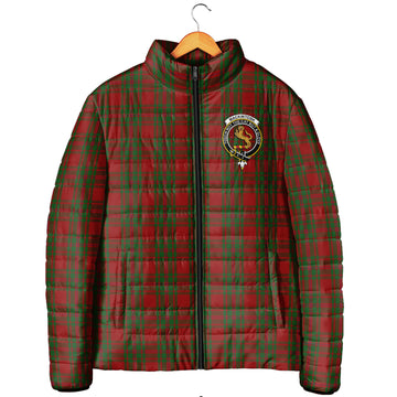 MacKintosh Red Tartan Padded Jacket with Family Crest