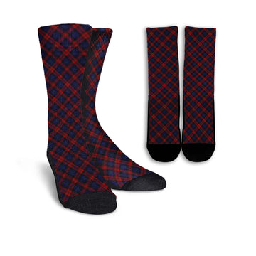 MacLachlan (McLachlan) Tartan Crew Socks Cross Style