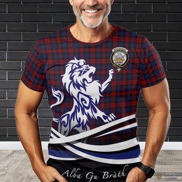 MacLachlan (McLachlan) Tartan T-Shirt with Alba Gu Brath Regal Lion Emblem Kid's Shirt - Tartan Vibes Clothing