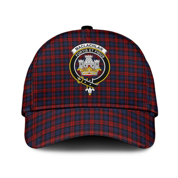 MacLachlan Tartan Classic Cap with Family Crest
