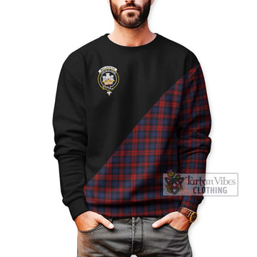 MacLachlan (McLachlan) Tartan Sweatshirt with Family Crest and Military Logo Style Unisex - Tartanvibesclothing Shop