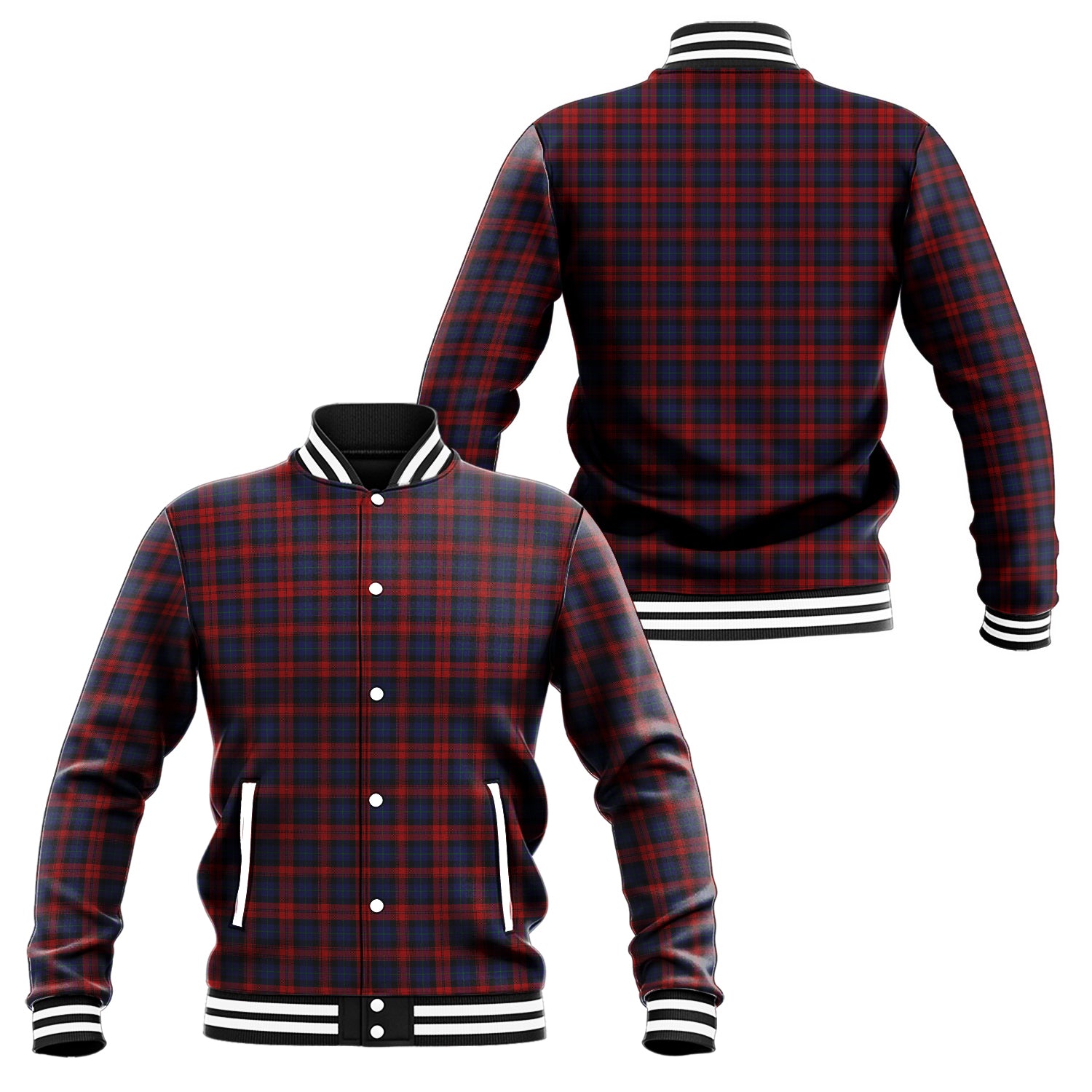 MacLachlan (McLachlan) Tartan Baseball Jacket Unisex - Tartan Vibes Clothing