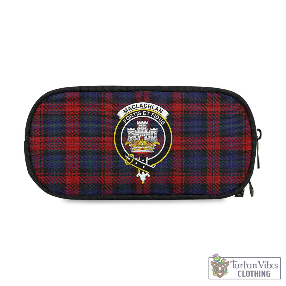 Tartan Vibes Clothing MacLachlan Tartan Pen and Pencil Case with Family Crest