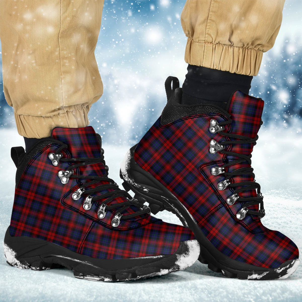 MacLachlan Tartan Alpine Boots - Tartanvibesclothing