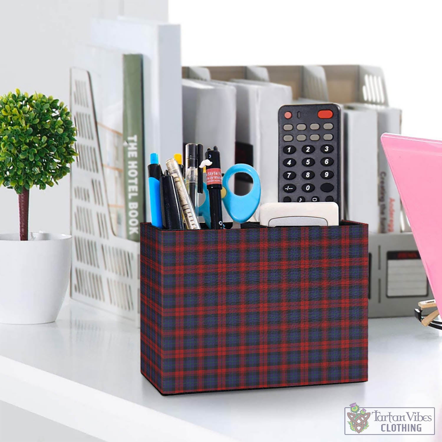 MacLachlan (McLachlan) Tartan Pen Holder One Size 5.9"(L)*2.7"(W)*4.3"(H) - Tartan Vibes Clothing