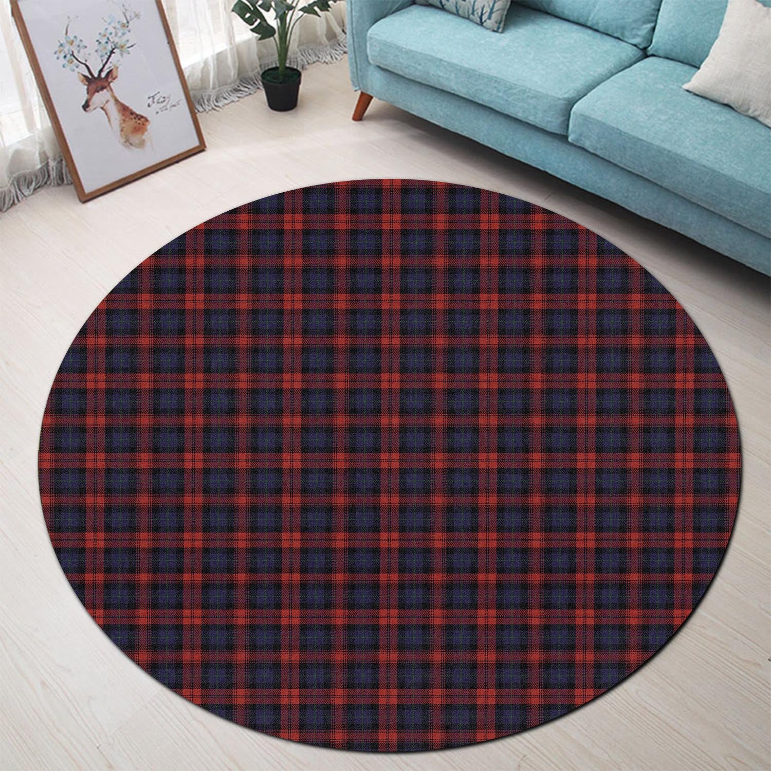 maclachlan-tartan-round-rug