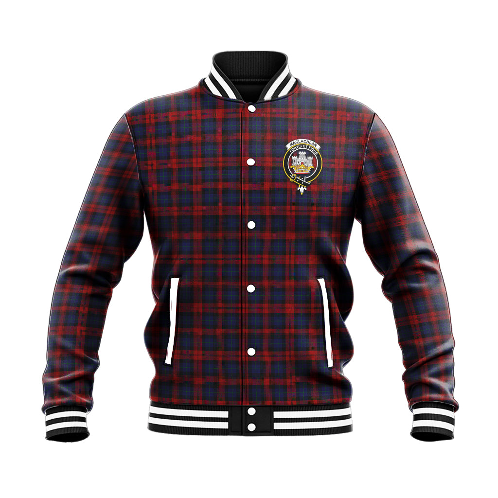 MacLachlan (McLachlan) Tartan Baseball Jacket with Family Crest - Tartan Vibes Clothing