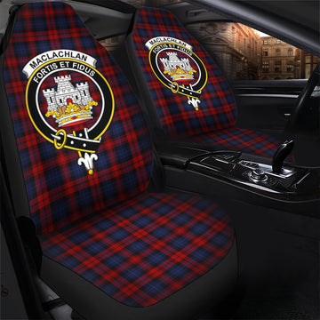 MacLachlan Tartan Car Seat Cover with Family Crest - Tartanvibesclothing