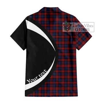 MacLachlan (McLachlan) Tartan Hawaiian Shirt with Family Crest Circle Style