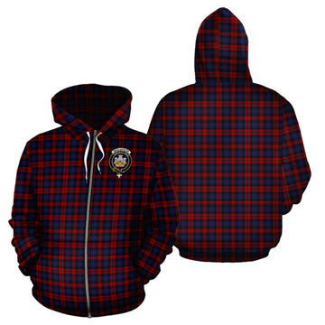 MacLachlan (McLachlan) Tartan Hoodie with Family Crest