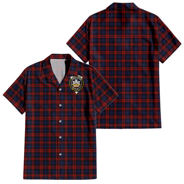 MacLachlan (McLachlan) Tartan Hawaiian Shirt with Family Crest