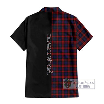 MacLachlan (McLachlan) Tartan Hawaiian Shirt with Family Crest and Half Of Me Style