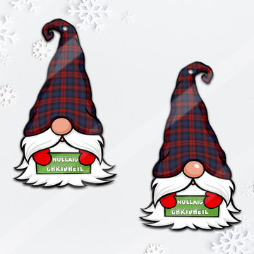MacLachlan (McLachlan) Gnome Christmas Ornament with His Tartan Christmas Hat - Tartan Vibes Clothing