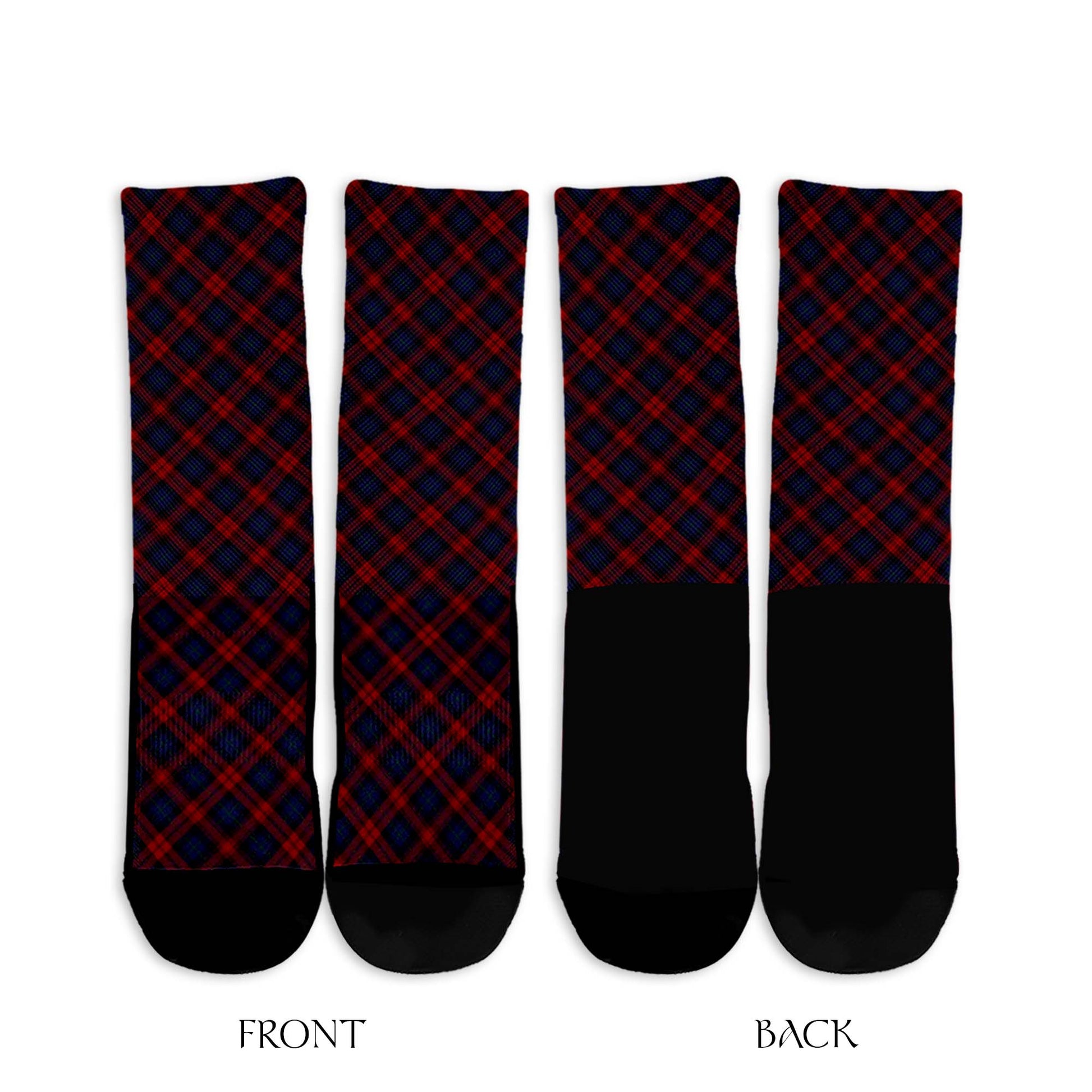 MacLachlan Tartan Crew Socks Cross Tartan Style - Tartanvibesclothing