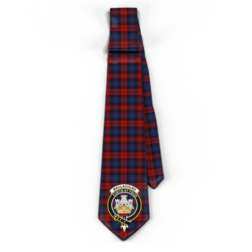 MacLachlan Tartan Classic Necktie with Family Crest