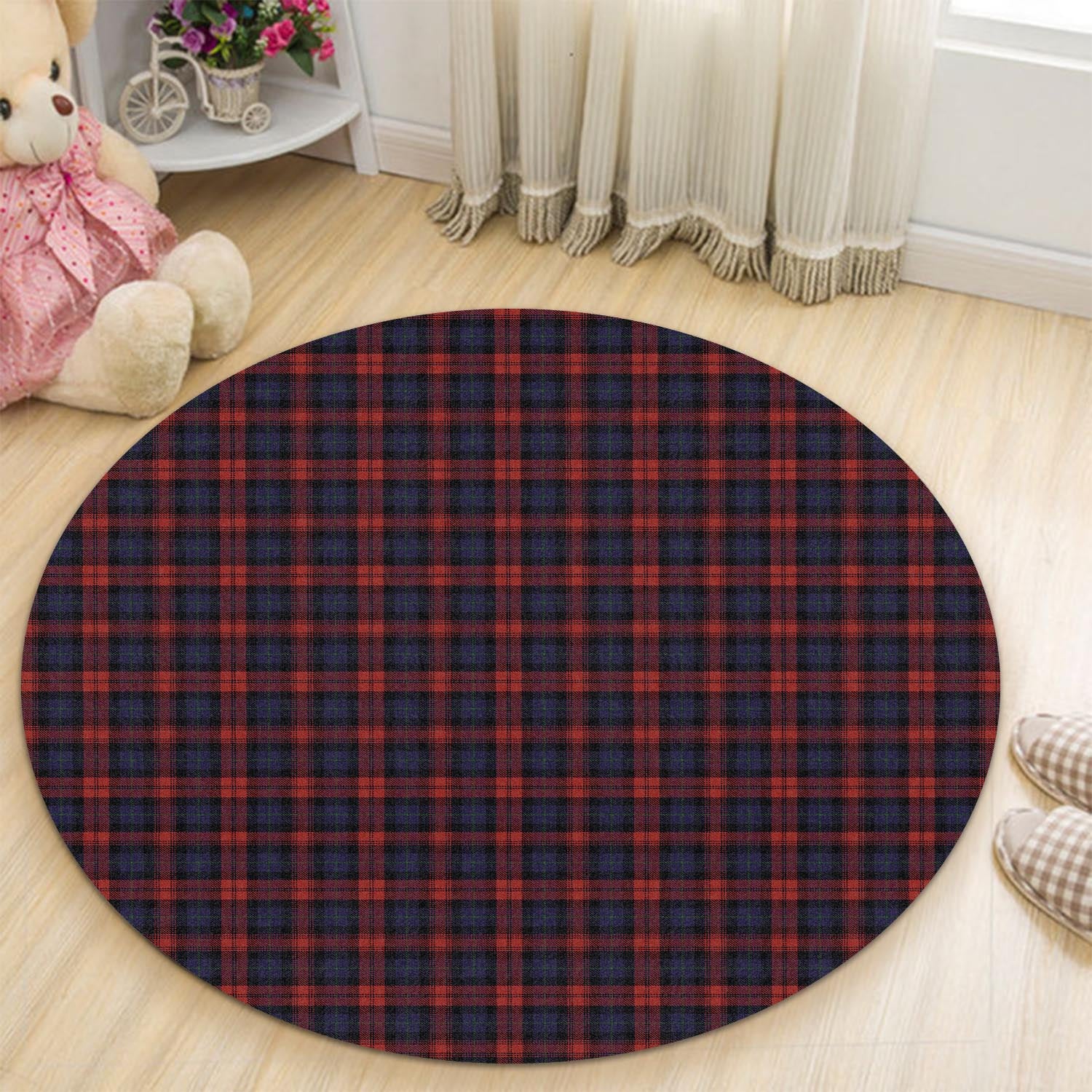 maclachlan-tartan-round-rug