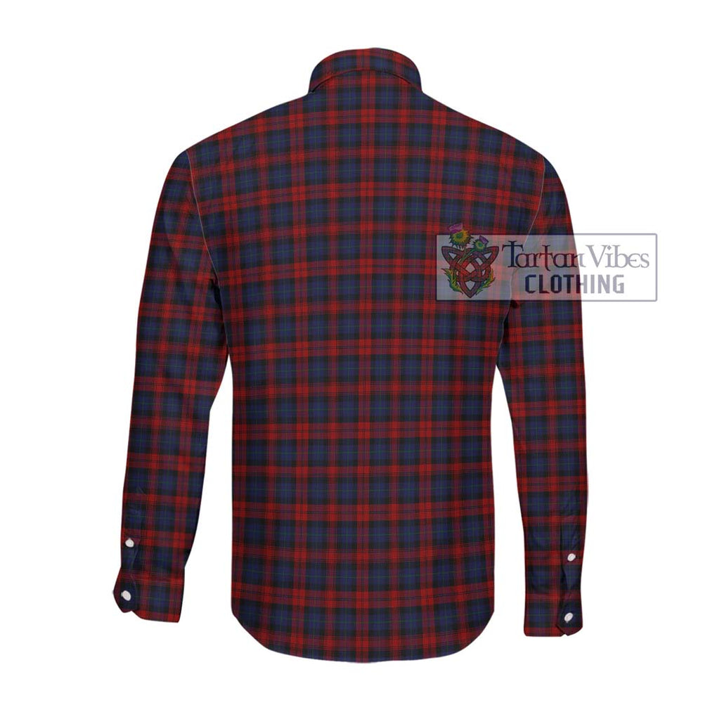 MacLachlan (McLachlan) Tartan Long Sleeve Button Shirt with Family Crest DNA In Me Style - Tartanvibesclothing Shop