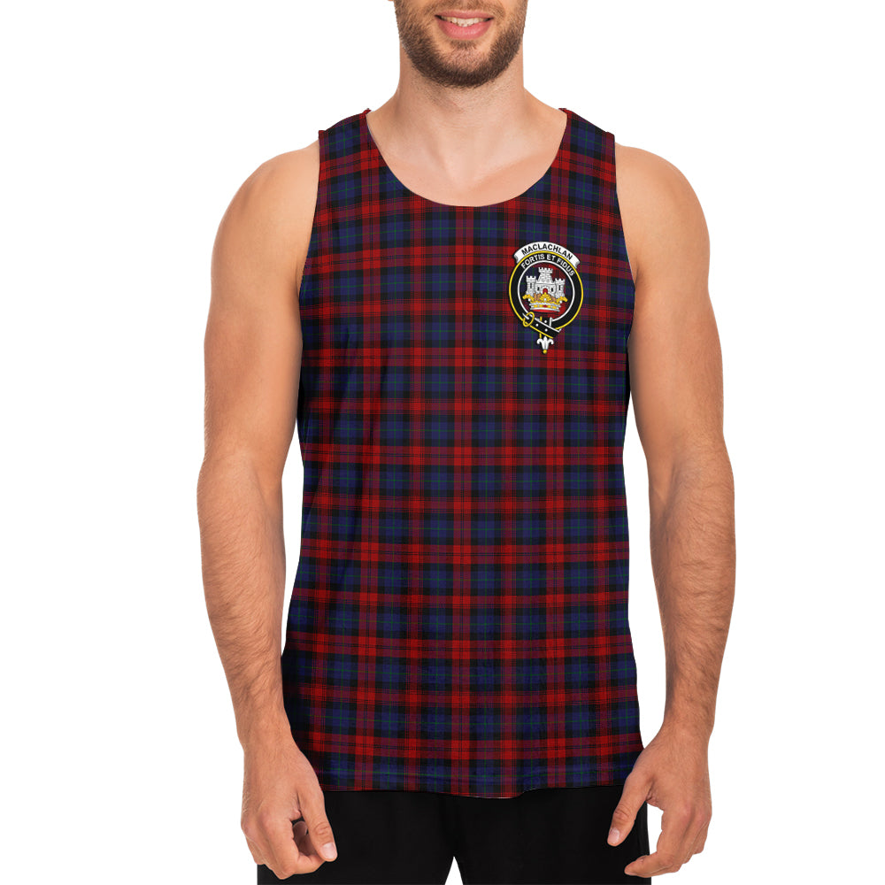 maclachlan-tartan-mens-tank-top-with-family-crest