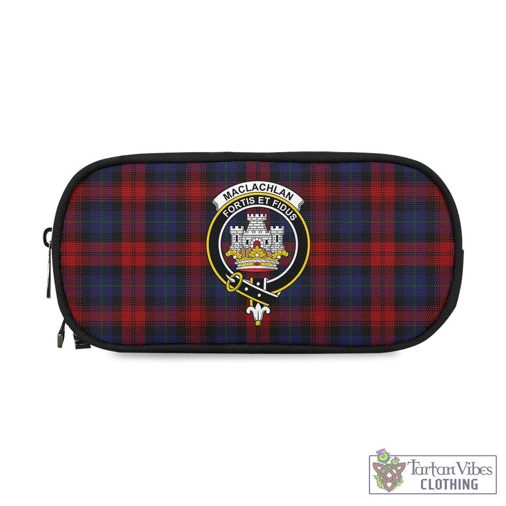 Tartan Vibes Clothing MacLachlan Tartan Pen and Pencil Case with Family Crest