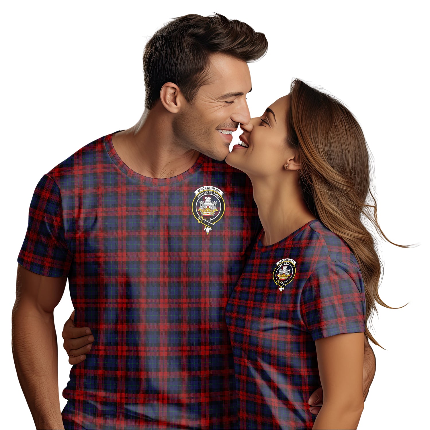 MacLachlan (McLachlan) Tartan T-Shirt with Family Crest - Tartan Vibes Clothing