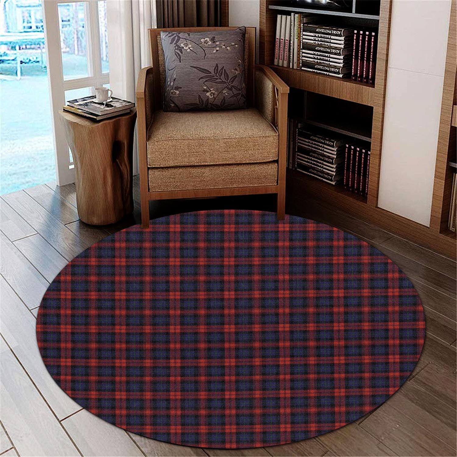 maclachlan-tartan-round-rug