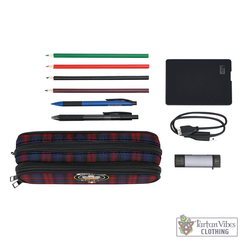 Tartan Vibes Clothing MacLachlan Tartan Pen and Pencil Case with Family Crest