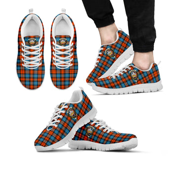 MacLachlan Ancient Tartan Sneakers with Family Crest