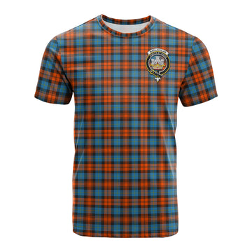 MacLachlan Ancient Tartan T-Shirt with Family Crest