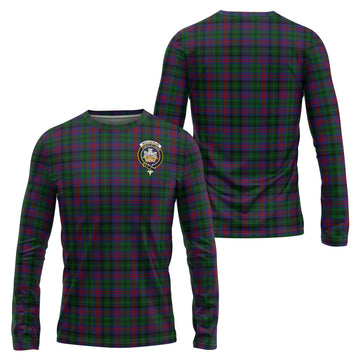 MacLachlan Hunting Tartan Long Sleeve T-Shirt with Family Crest