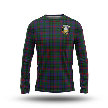 MacLachlan Hunting Tartan Long Sleeve T-Shirt with Family Crest