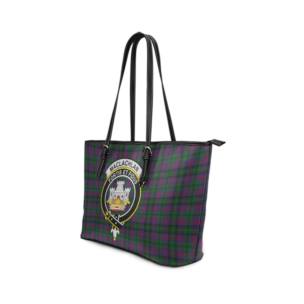 maclachlan-hunting-tartan-leather-tote-bag-with-family-crest