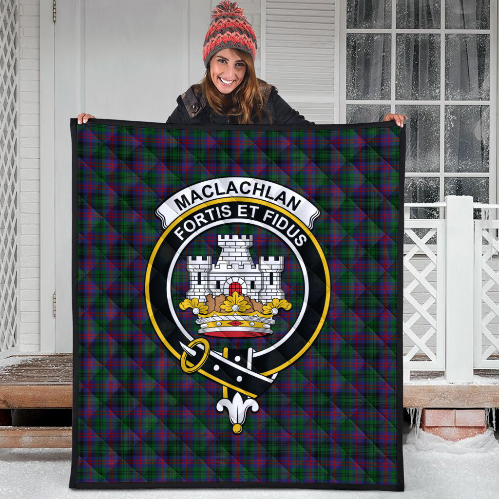 maclachlan-hunting-tartan-quilt-with-family-crest