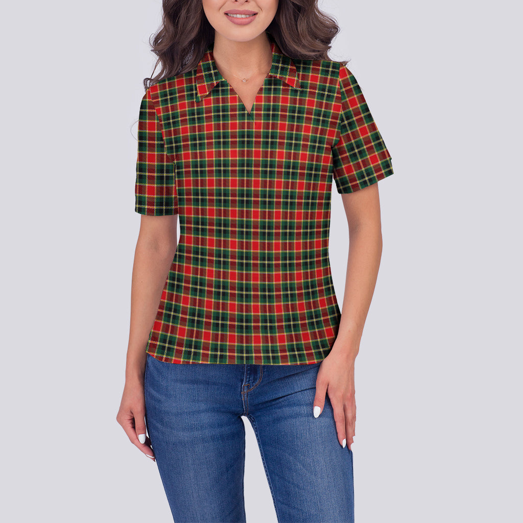 maclachlan-hunting-modern-tartan-polo-shirt-for-women