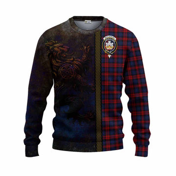 MacLachlan (McLachlan) Tartan Family Crest Knitted Sweater Alba Gu Brath Be Brave Lion Ancient Style