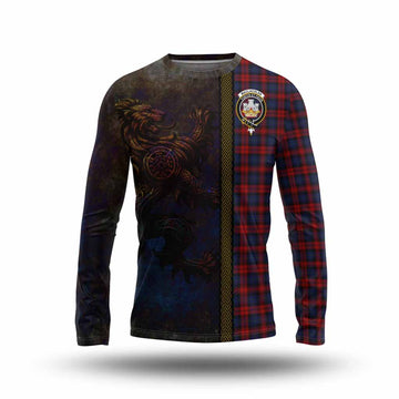 MacLachlan (McLachlan) Tartan Family Crest Long Sleeve T-Shirt Alba Gu Brath Be Brave Lion Ancient Style