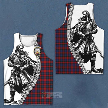 Tartan Vibes Clothing MacLachlan (McLachlan) Tartan Clan Crest Men's Tank Top with Highlander Warrior Celtic Style