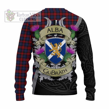 Tartan Vibes Clothing MacLachlan (McLachlan) Tartan Family Crest Knitted Sweater Lion Rampant Royal Thistle Shield Celtic Inspired