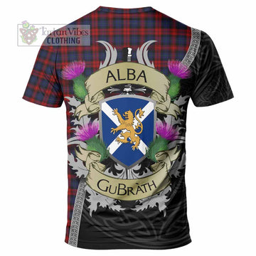 Tartan Vibes Clothing MacLachlan (McLachlan) Tartan Family Crest T-Shirt Lion Rampant Royal Thistle Shield Celtic Inspired