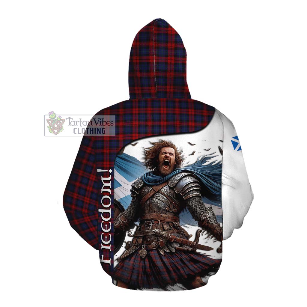 Tartan Vibes Clothing MacLachlan (McLachlan) Crest Tartan Cotton Hoodie Inspired by the Freedom of Scottish Warrior
