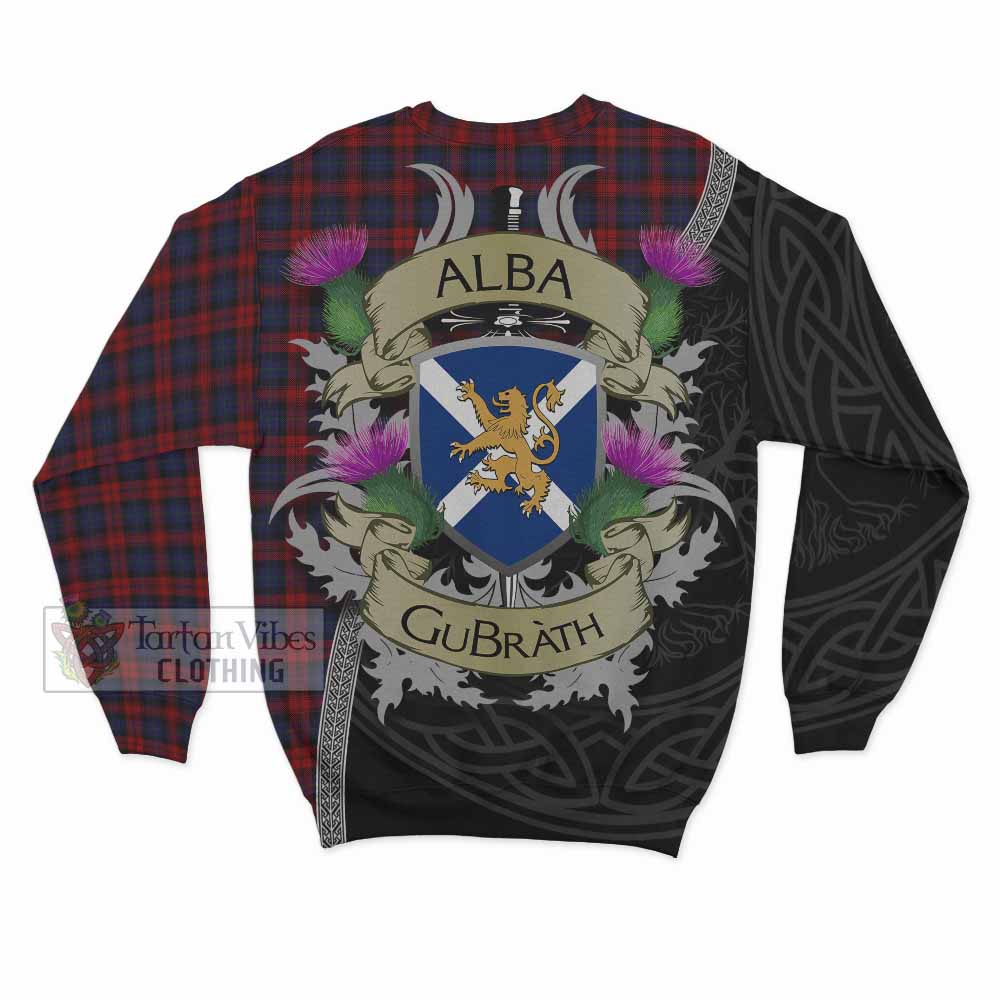 Tartan Vibes Clothing MacLachlan (McLachlan) Tartan Family Crest Sweatshirt Lion Rampant Royal Thistle Shield Celtic Inspired