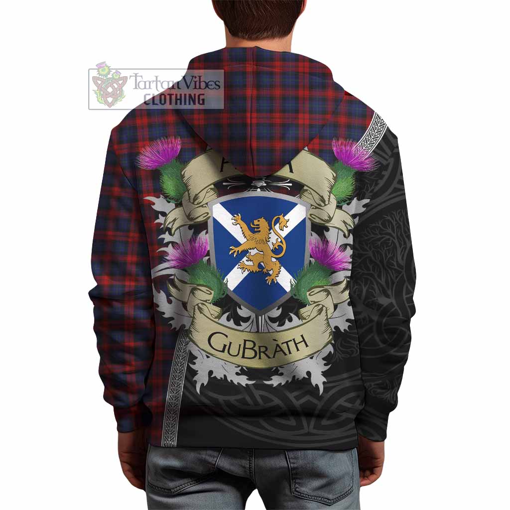 Tartan Vibes Clothing MacLachlan (McLachlan) Tartan Family Crest Hoodie Lion Rampant Royal Thistle Shield Celtic Inspired