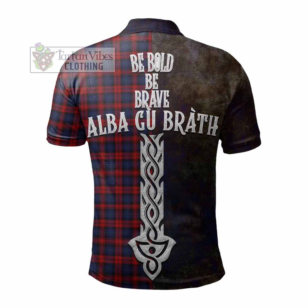 Tartan Vibes Clothing MacLachlan (McLachlan) Tartan Family Crest Polo Shirt Alba Gu Brath Be Brave Lion Ancient Style