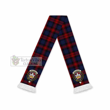 Tartan Vibes Clothing MacLachlan (McLachlan) Tartan Ruffneck Scarf with Family Crest