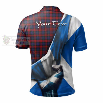 MacLachlan (McLachlan) Tartan Polo Shirt with Family Crest Scotland Patriotic Style