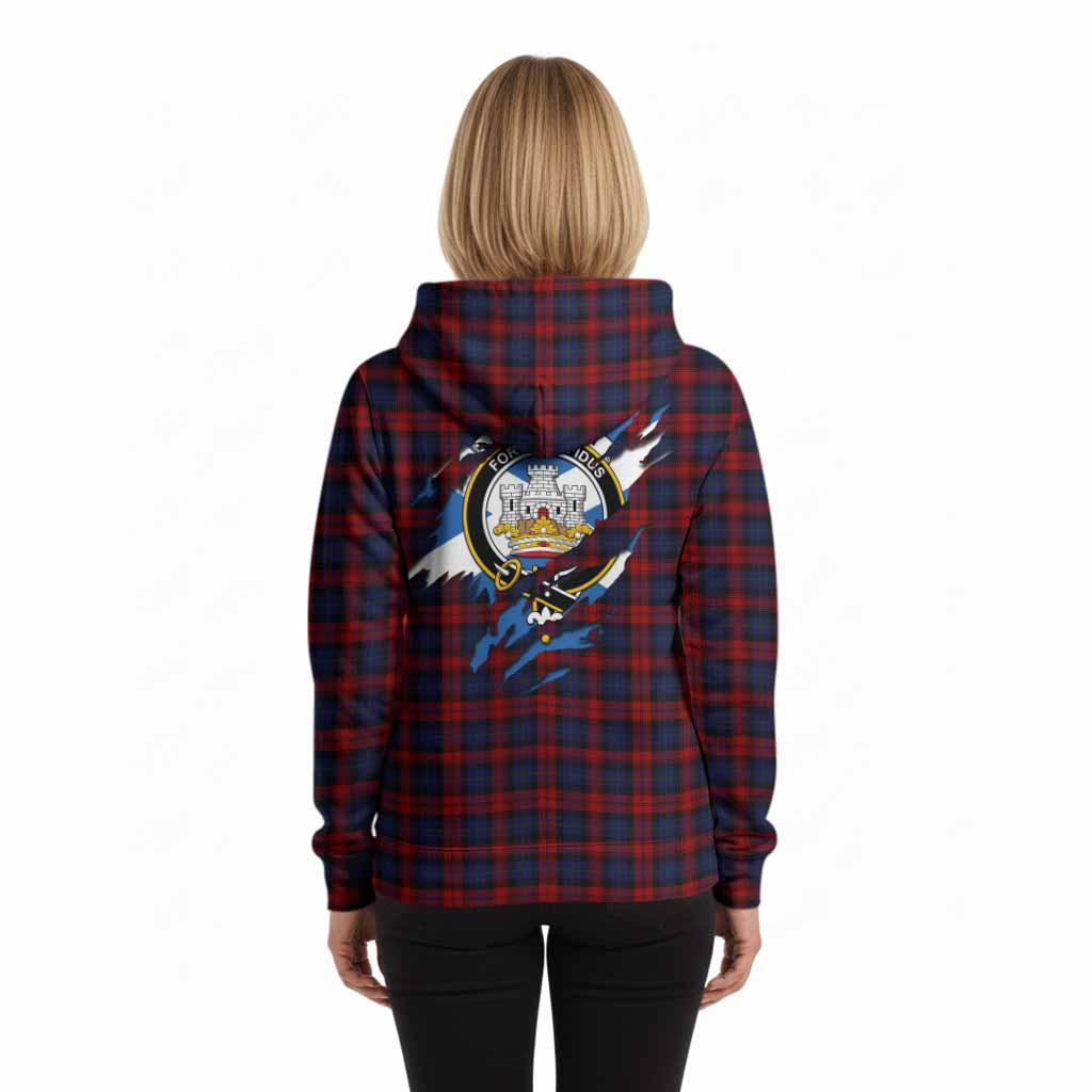 MacLachlan (McLachlan) Clan Crest In Me Tartan Hoodie Scotland Flag Style