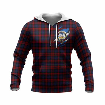 MacLachlan (McLachlan) Clan Crest In Me Tartan Knitted Hoodie Scotland Flag Style