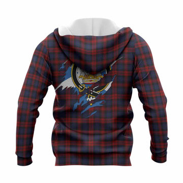 MacLachlan (McLachlan) Clan Crest In Me Tartan Knitted Hoodie Scotland Flag Style
