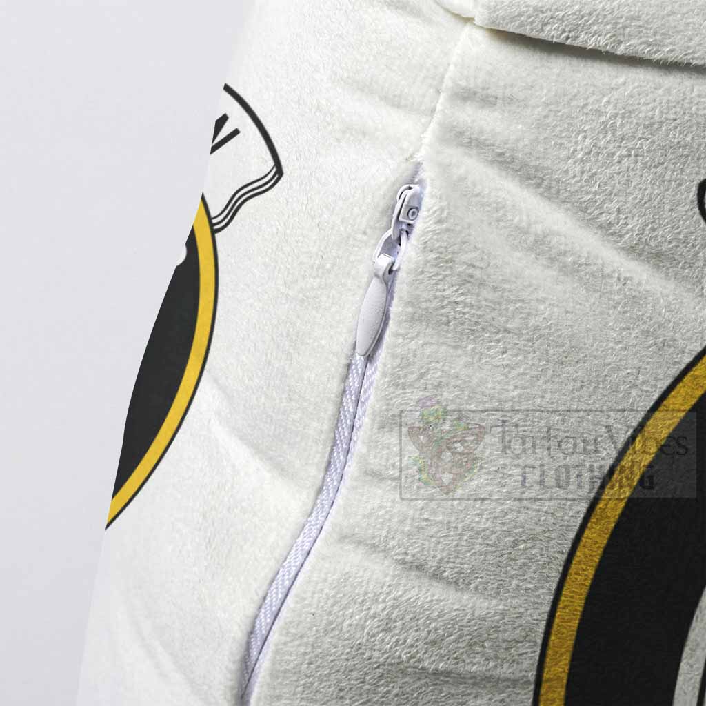 MacLachlan (McLachlan) Clan Crest Shaped Throw Pillow, Scottish Clan Badge Decorative Pillow